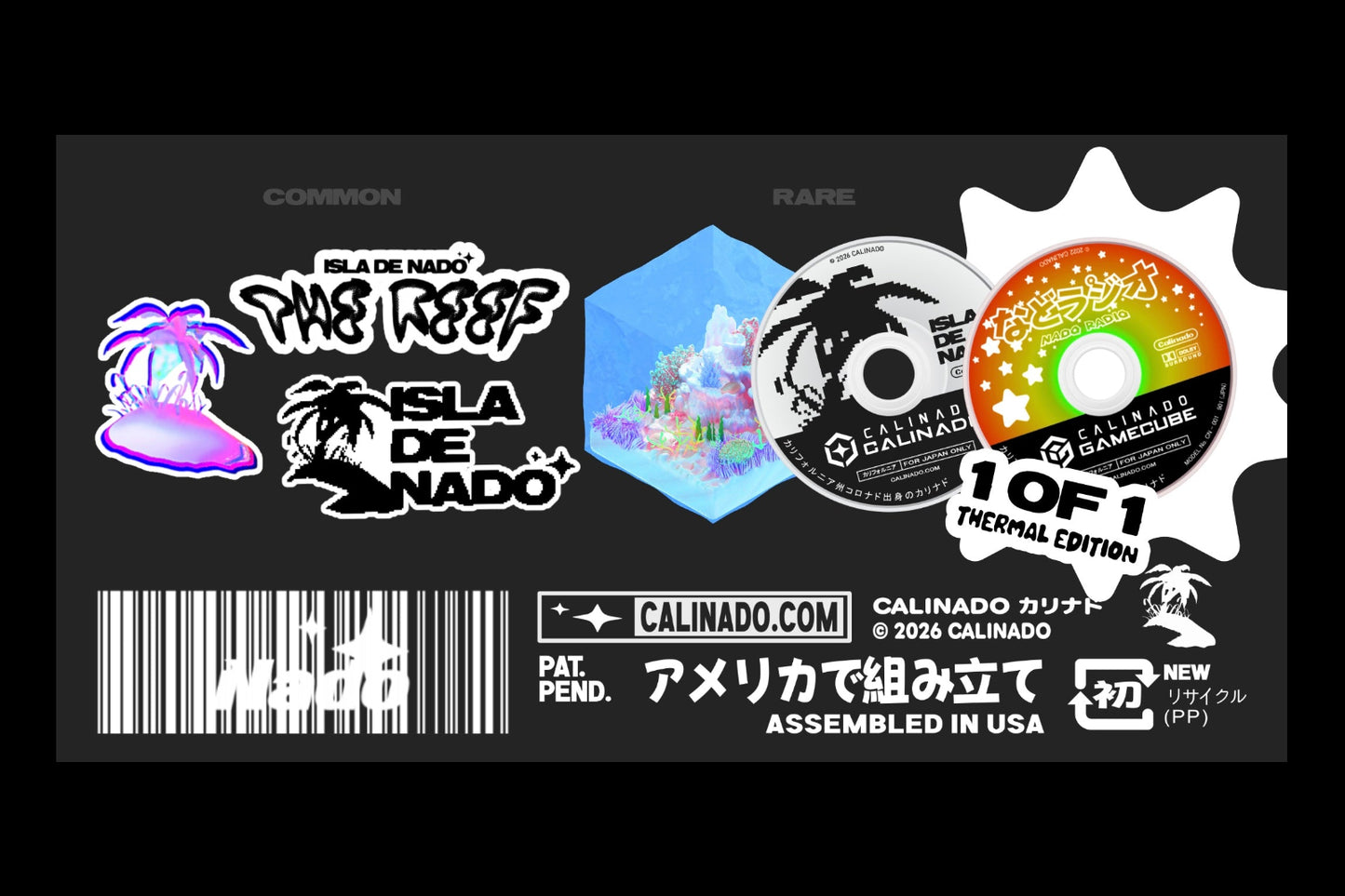 The Reef Mystery Sticker Pack
