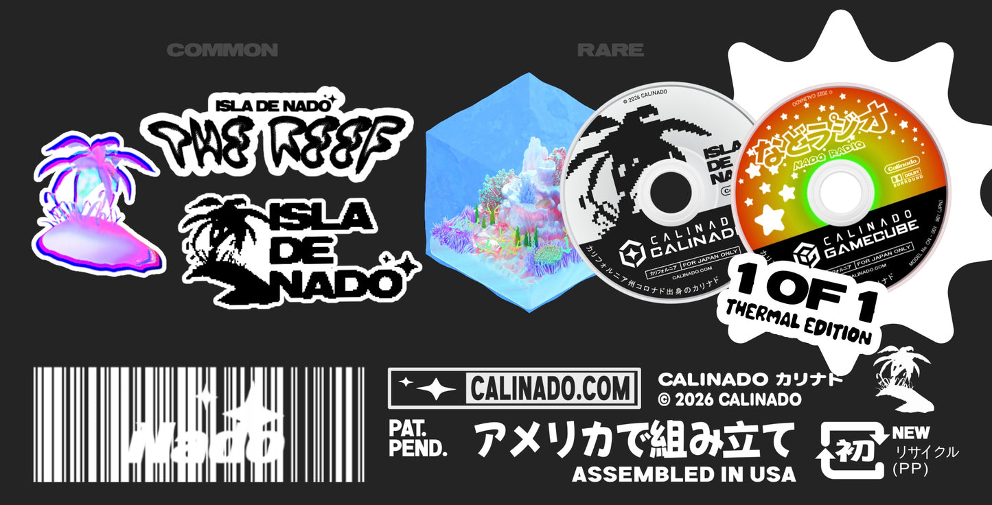 The Reef Mystery Sticker Pack
