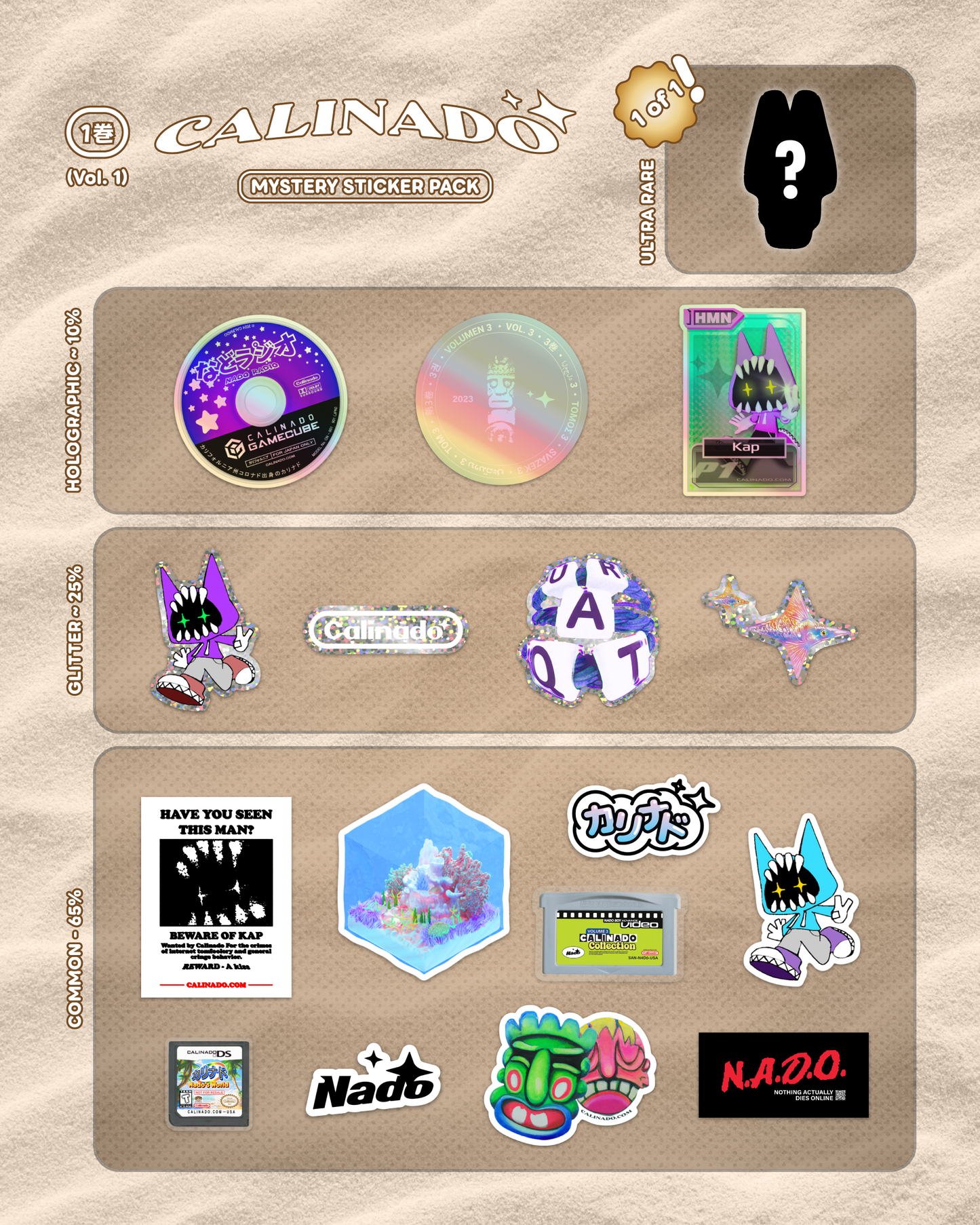 Mystery Sticker Pack [Vol. 1]